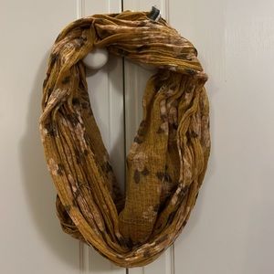Floral infinity scarf